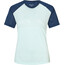 Ziener Nabuca Shirt met korte mouwen Dames, wit/blauw