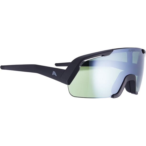 Alpina Rocket Q-Lite Sonnenbrille Jugend schwarz
