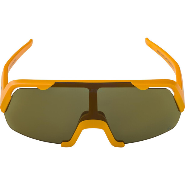 Alpina Rocket Q-Lite Glasses Youth burned/yellow matt/bronce mirror
