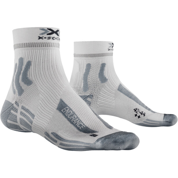 X-Socks Endurance 4.0 Socks, blanc/gris