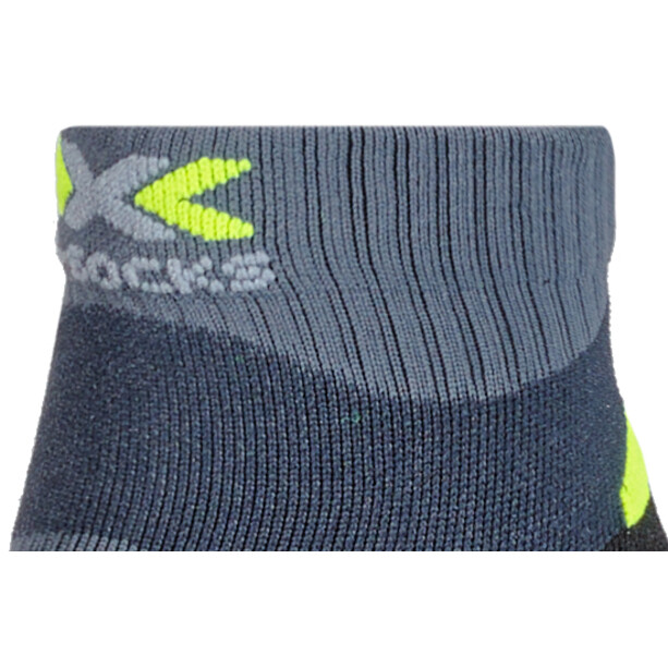 X-Socks Run Discovery 4.0 Sokken Heren, grijs/zwart