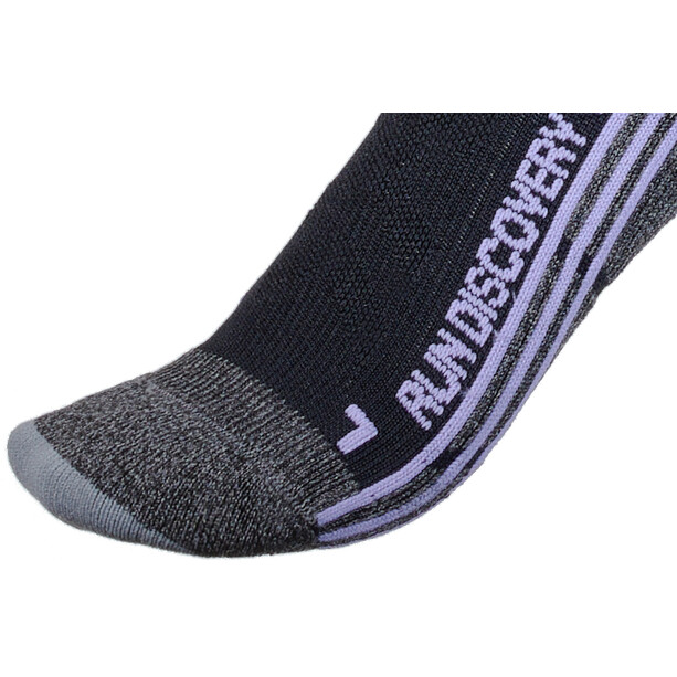 X-Socks Run Discovery 4.0 Sokken, grijs/zwart