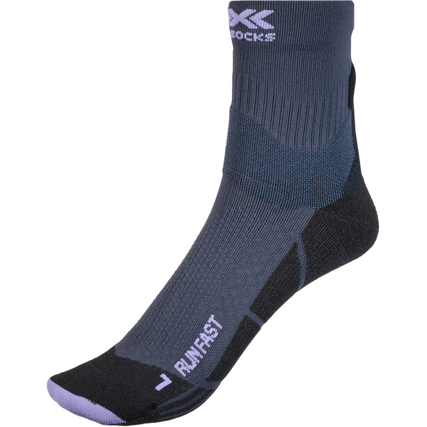 X-Socks Run Fast 4.0 Socken grau/lila