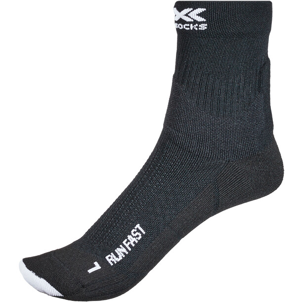X-Socks Run Fast 4.0 Sokken, zwart/wit