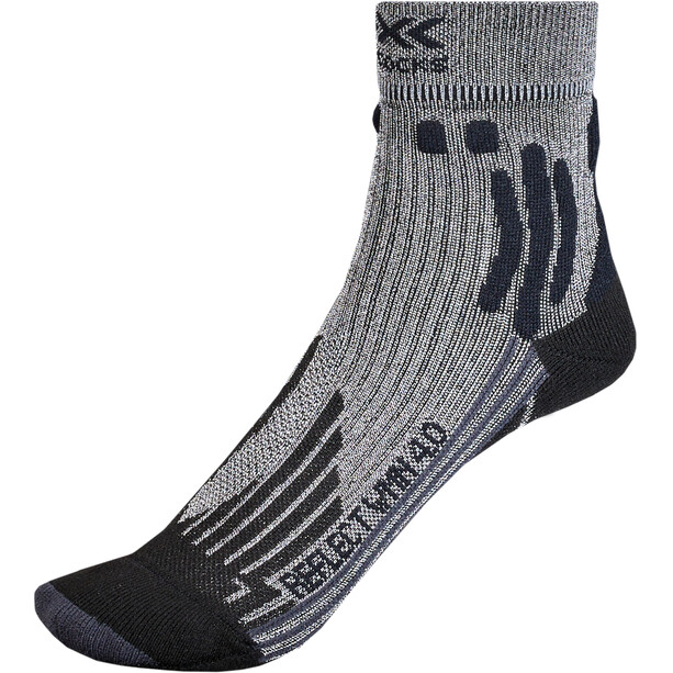 X-Socks Run Speed Reflect 4.0 Calcetines Mujer, gris
