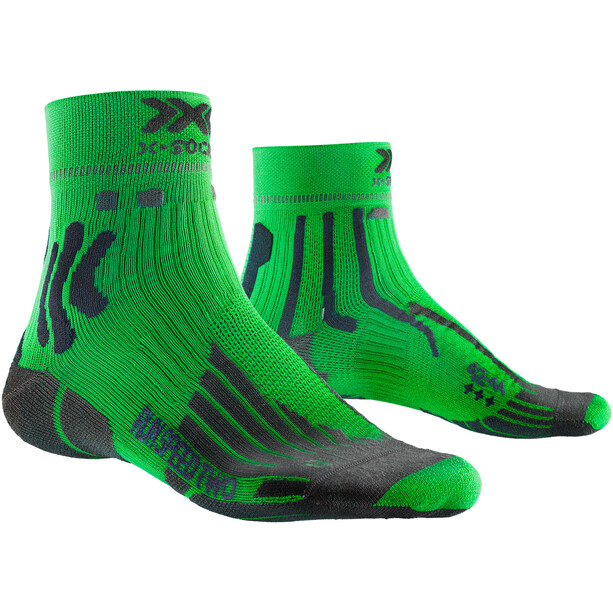 X-Socks Run Speed Two 4.0 Socken Herren grün/grau