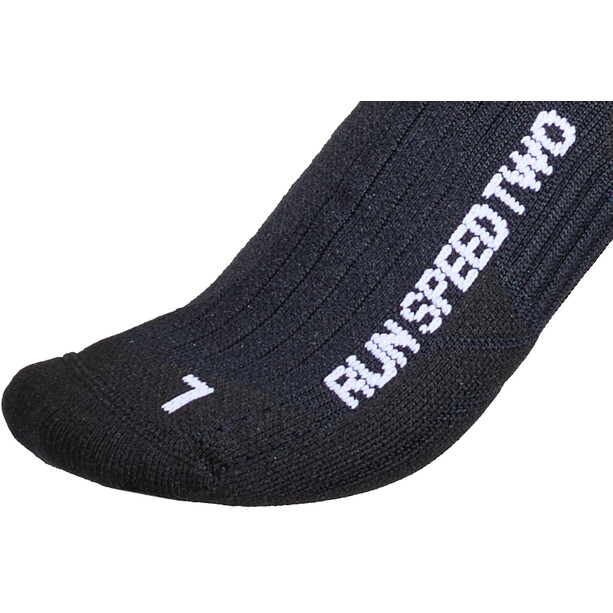 X-Socks Run Speed Two 4.0 Socken Herren schwarz/weiß