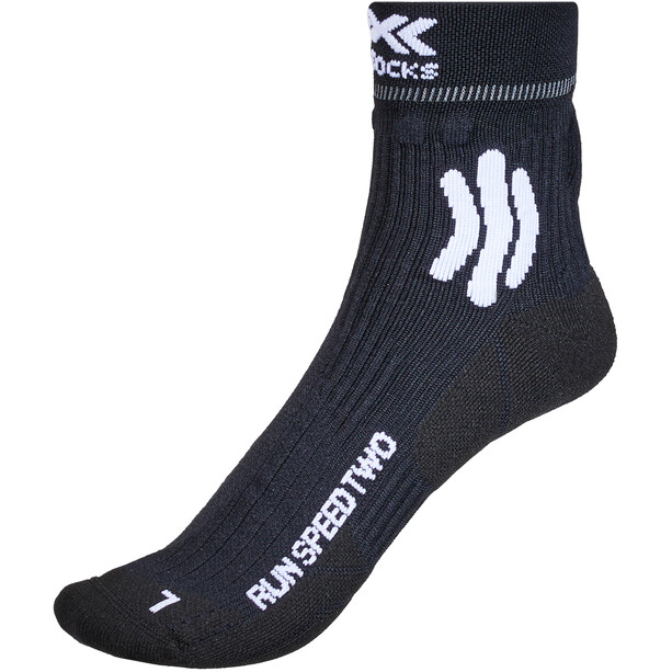 X-Socks Run Speed Two 4.0 Chaussettes Homme, noir/blanc