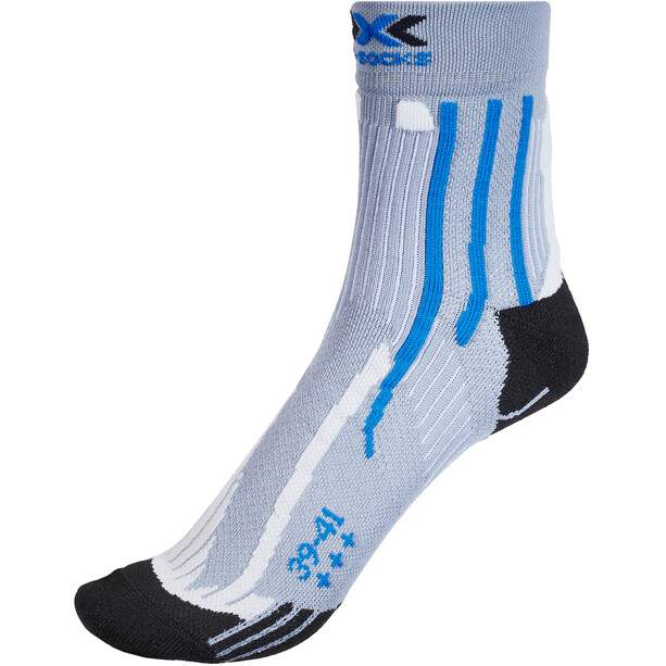 X-Socks Run Speed Two 4.0 Chaussettes Homme, gris/bleu