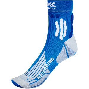 X-Socks Run Speed Two 4.0 Socks Men, niebieski/biały niebieski/biały