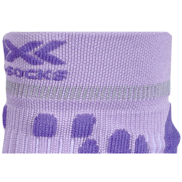 X-Socks Run Speed Two 4.0 Chaussettes Femme, violet/gris