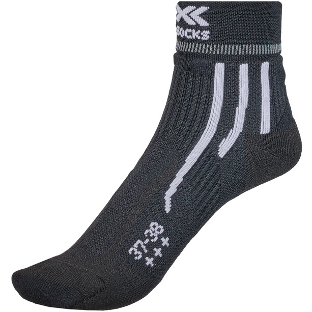 X-Socks Run Speed Two 4.0 Chaussettes Femme, noir/blanc