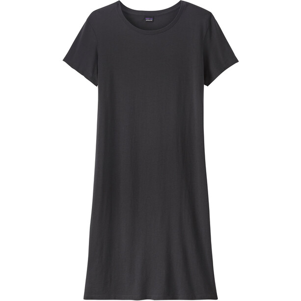 Patagonia Regenerative Organic Certified Cotton T-Shirt Dress Women, noir