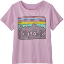 Patagonia Fitz Roy Skies Organic T-shirt Enfant, rose