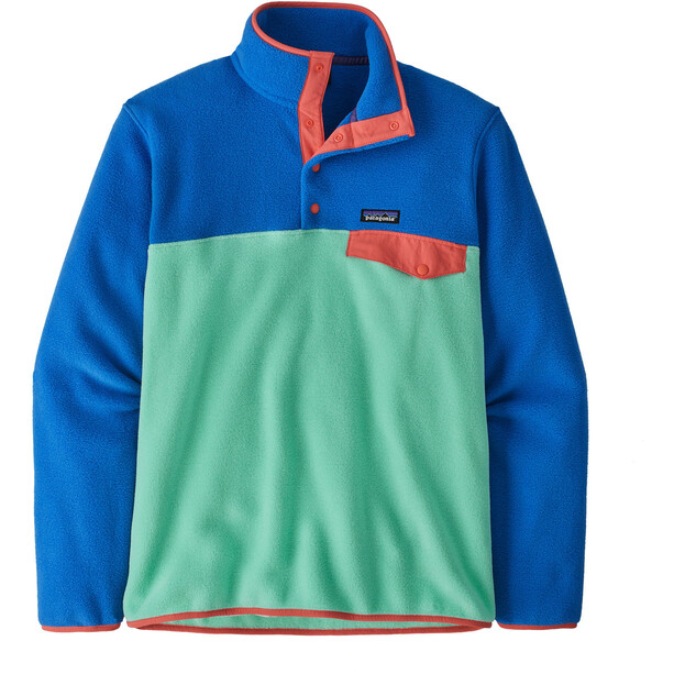 Patagonia Lightweight Synch Snap-T Pull-over Hombre, azul/verde