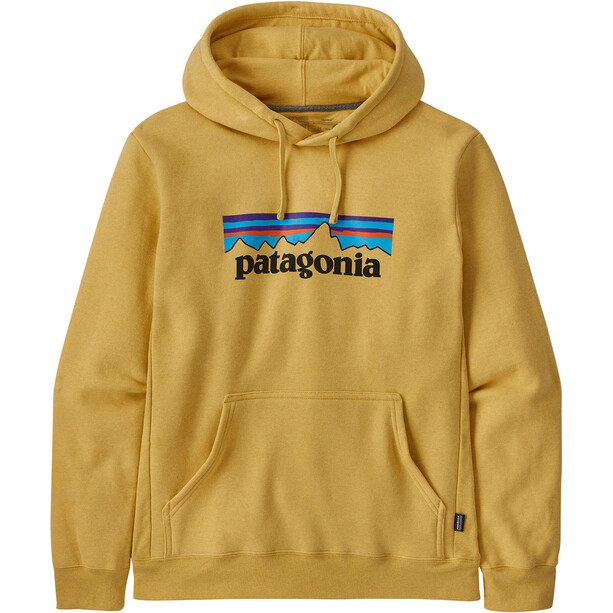 Patagonia P-6 Logo Label Uprisal Hettegenser Gul