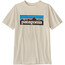 Patagonia Regenerative Organic Certified Cotton P-6 Logo T-shirt Enfant, blanc