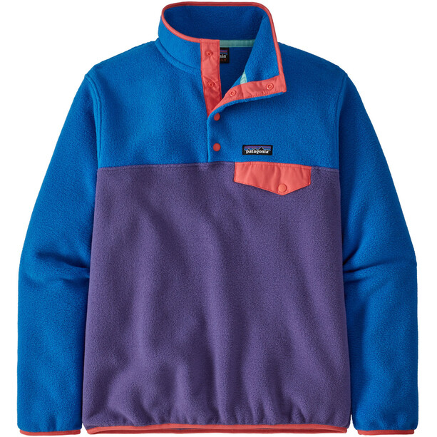 Patagonia Synchilla Snap-T Lekki sweter Kobiety, fioletowy/niebieski