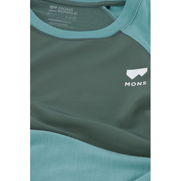 Mons Royale Tarn Merino Shift Wind Jersey Shirt Damen grün