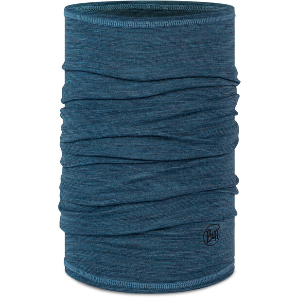 Buff Lightweight Merino Wool Scaldacollo tubolare, blu