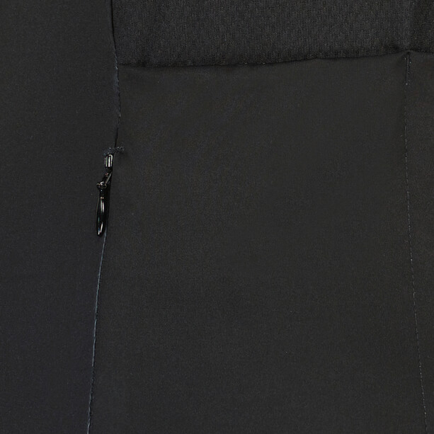 Shimano Sagami Zip Jersey met korte mouwen Dames, zwart/bont