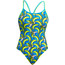 Funkita Diamond Back Strój kąpielowy jednoczęściowy Kobiety, niebieski/żółty