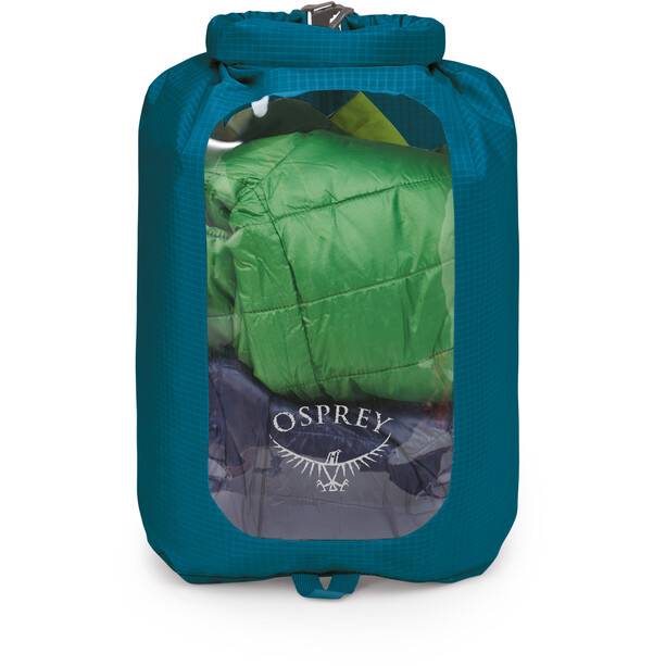 Osprey Ultralight 12 Dry Sack mit Sichtfenster blau