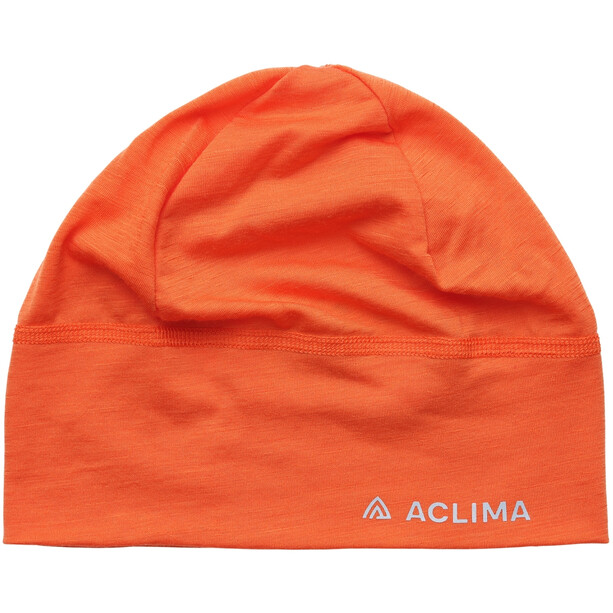 Aclima LightWool Beanie-Mütze orange