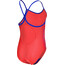 arena Logo Strój kąpielowy jednoczęściowy Dziewczynki, czerwony
