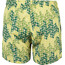 arena Allover Shorts de playa Hombre, amarillo/verde