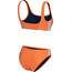 arena Icons Bralette Solid Costume da bagno a due pezzi Donna, arancione