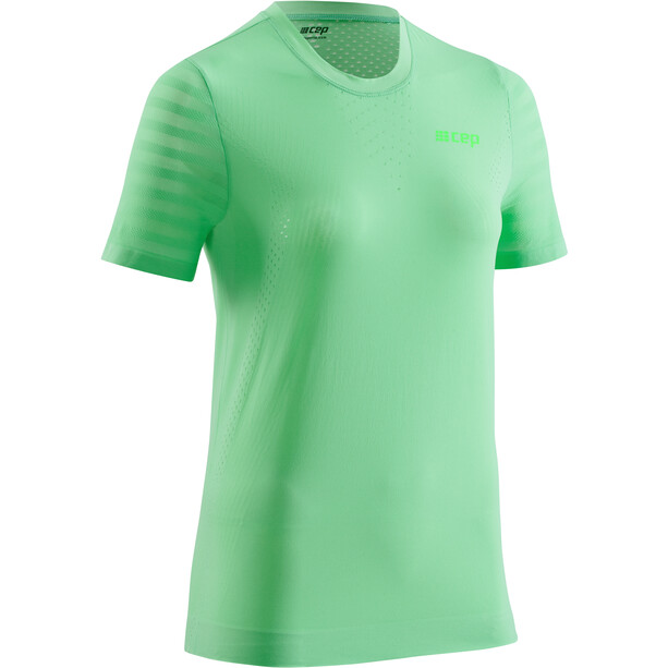 cep Run Ultralight Shirt Korte Mouw Dames, groen