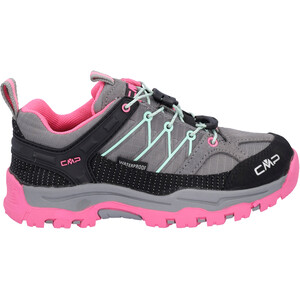 CMP Campagnolo Rigel WP Chaussures de trekking basses Enfant, gris/rose gris/rose