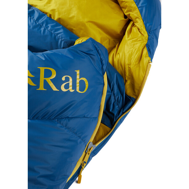 Rab Ascent Pro 600 Sacco a pelo normale, blu