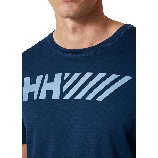 Helly Hansen Tech Lite Graphic T-Shirt Herren blau