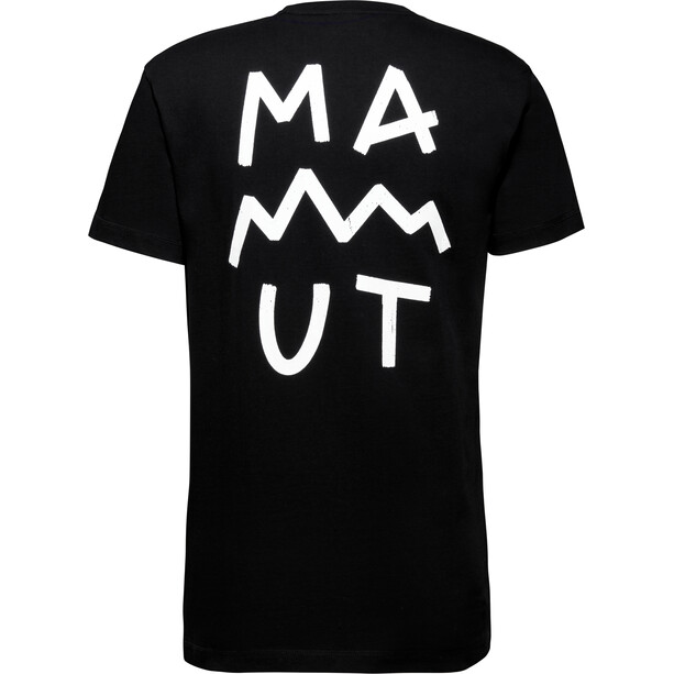 Mammut Massone Lettering T-Shirt Herren schwarz