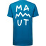 Mammut Massone Lettering T-Shirt Men, bleu