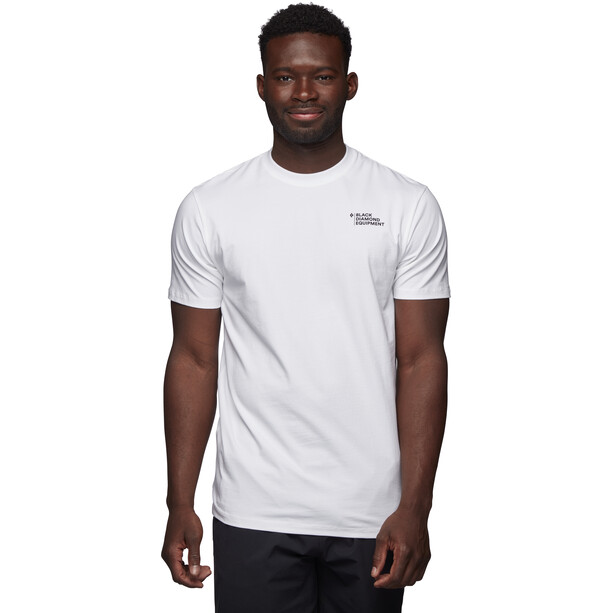 Black Diamond Heritage Equipment Camiseta SS Hombre, blanco