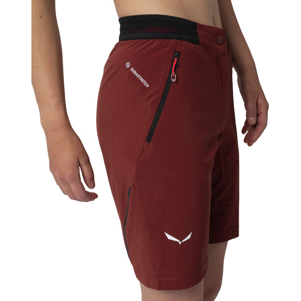 SALEWA Pedroc Durastretch Shorts Dames, rood