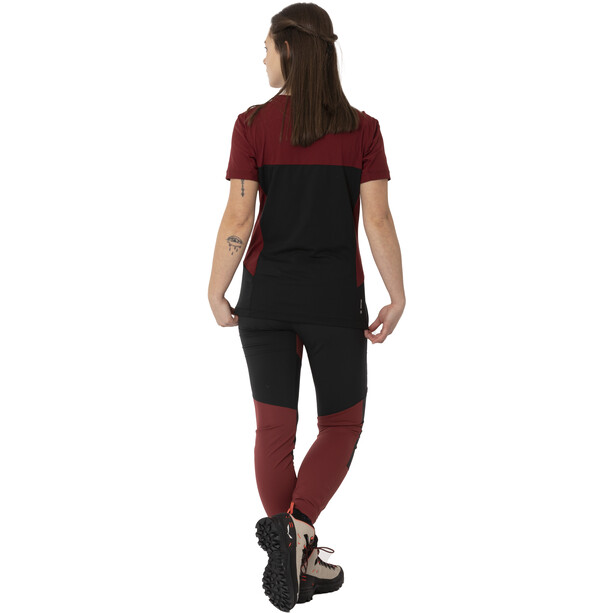 SALEWA Puez Dry Responsive Collants cargo Femme, rouge/noir