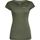 SALEWA Puez Melange Dry T-shirt Femme, olive