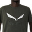 SALEWA Solidlogo Dry Koszulka z krótkim rękawem Mężczyźni, oliwkowy