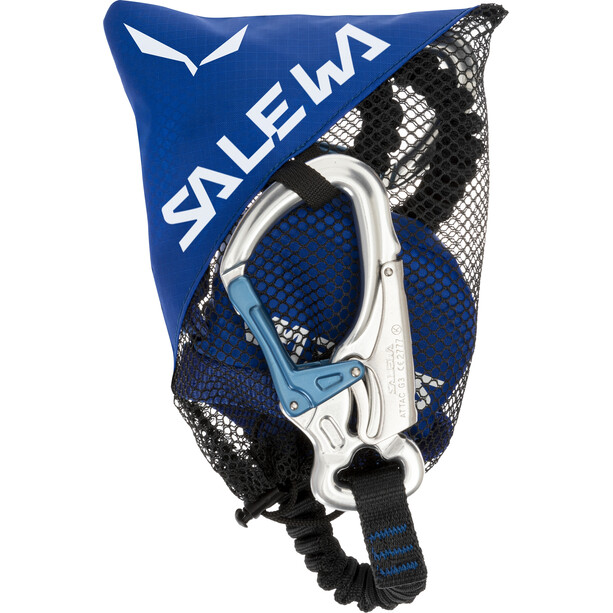 SALEWA Premium Attac Set Via Ferrata, negro/azul