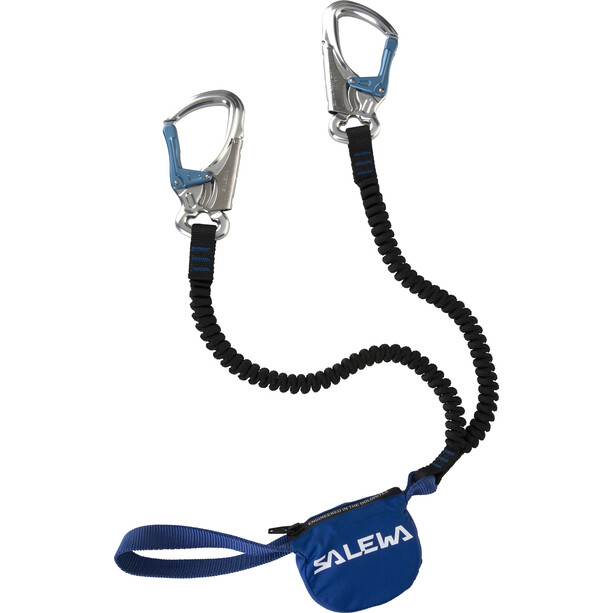 SALEWA Premium Attac Zestaw do Via Ferraty, czarny/niebieski