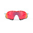 Rudy Project Cutline Sunglasses white matte/multilaser red
