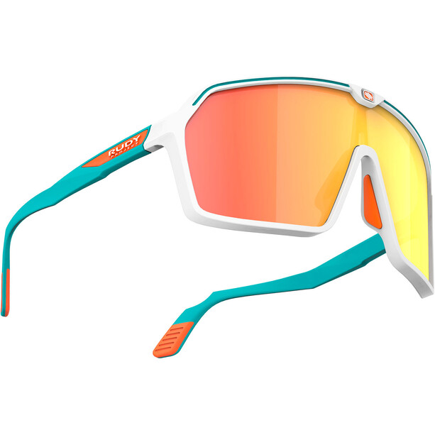 Rudy Project Spinshield Lunettes, blanc/turquoise