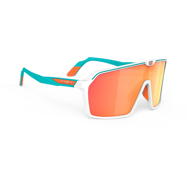 Rudy Project Spinshield Lunettes, blanc/turquoise