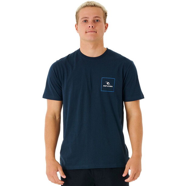 Rip Curl Corp Icon SS Shirt Men, bleu