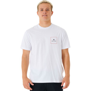 Rip Curl Corp Icon SS Shirt Men, biały biały