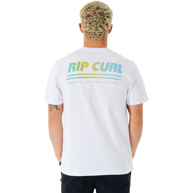 Rip Curl Surf Revival Decal Kurzarmshirt Herren weiß